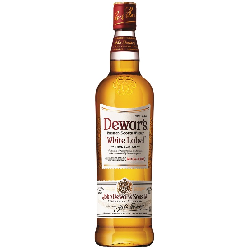 Whisky Blended Dewars White Label Esc�cia 70Cl