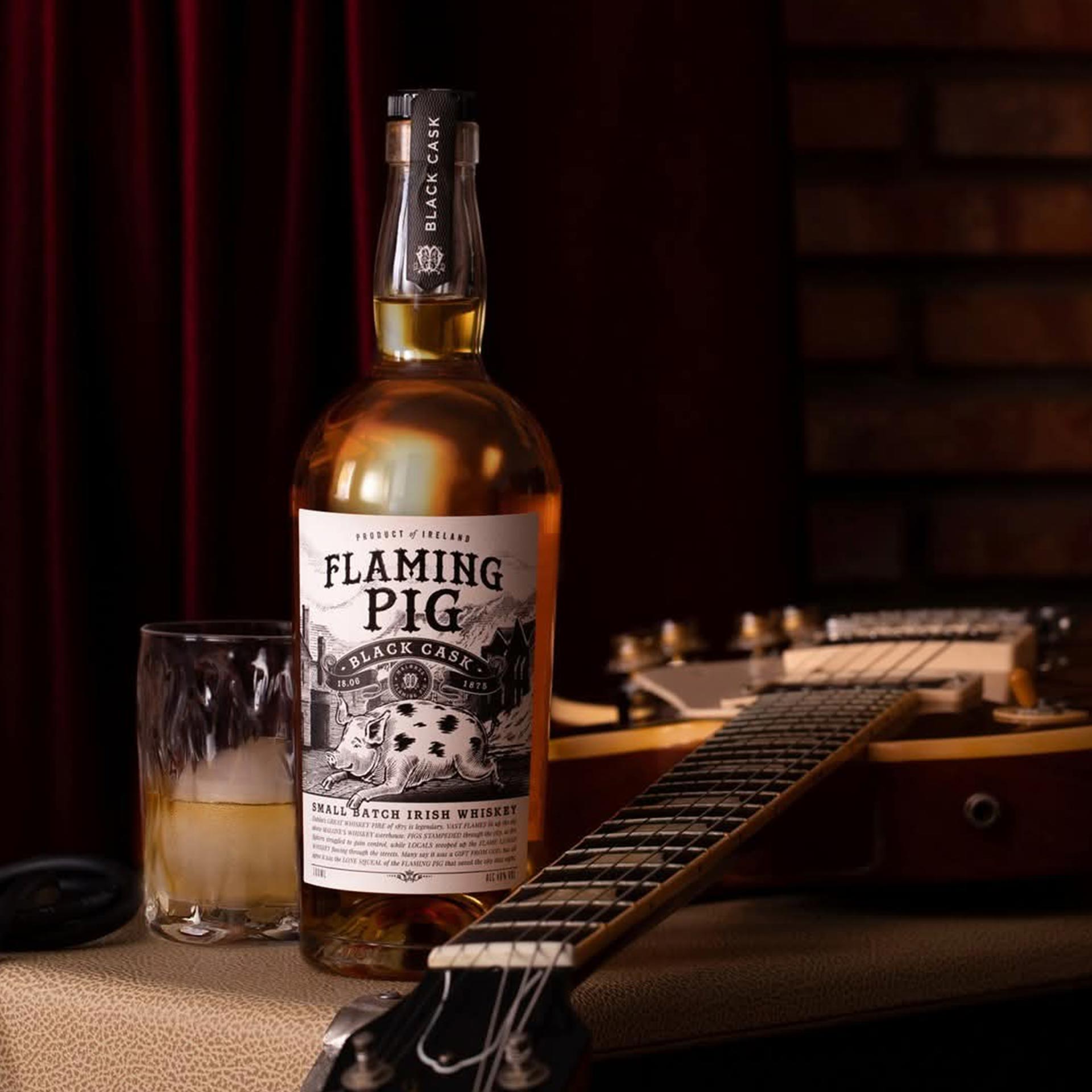 Whisky Flaming Pig Black Cask 70Cl 40%