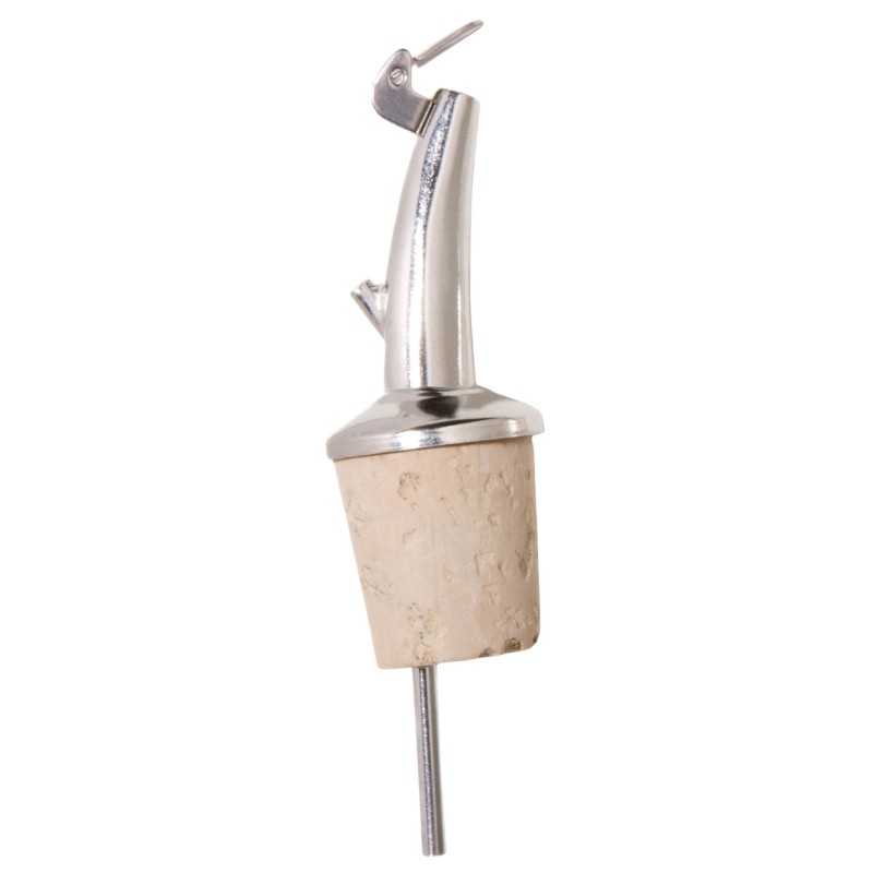 Pourer Natural Cork With Cap 6Un