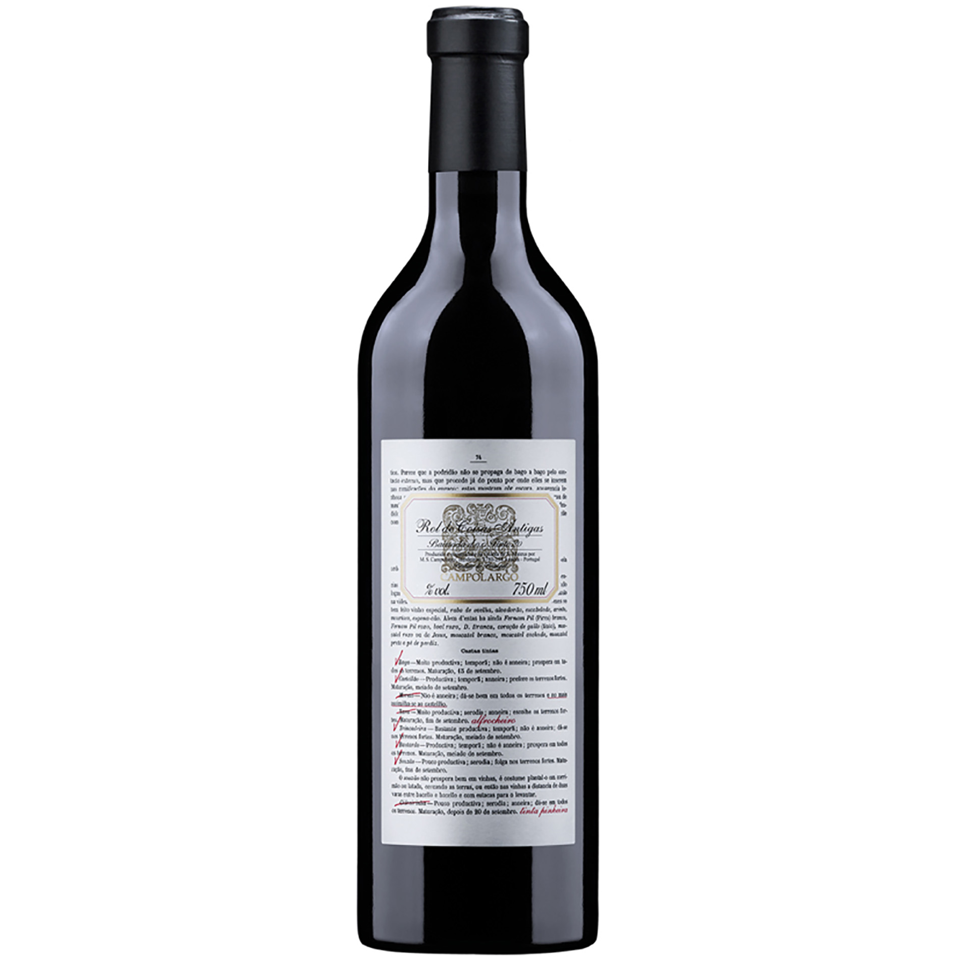 Vinho Tinto Rol De Coisas Antigas 2019 75Cl 13%